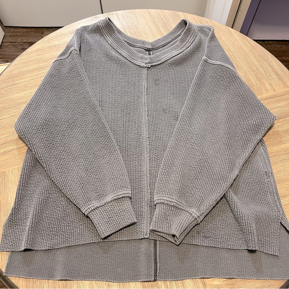 Dark Grey Aerie sweater. Size M